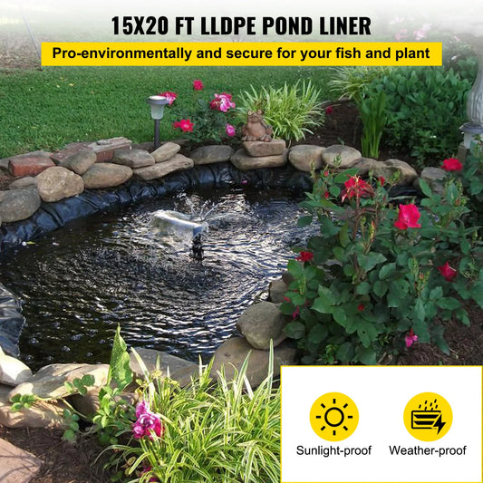 Pond Liner LLDPE Waterproof Liner For Outdoor Garden Ponds