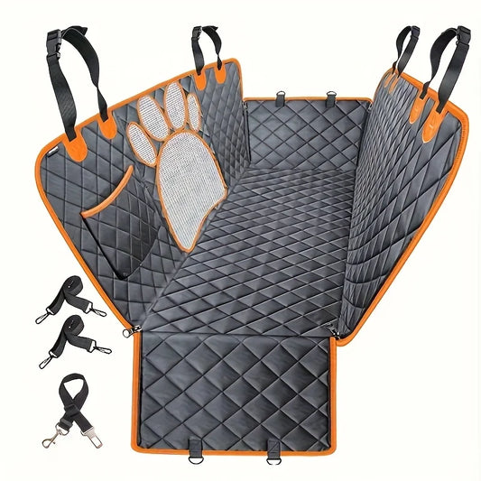 Dog Seat Cover Hammock Car Backseat Protector Waterproof Anti Slip