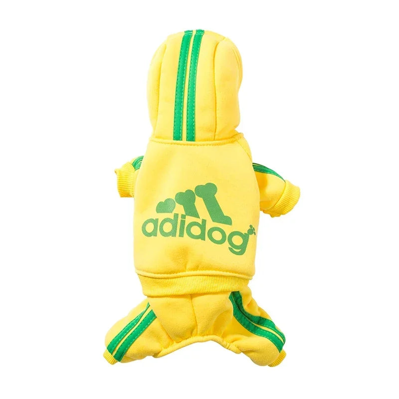 Adidog Dog Jumpsuit Warm Puppy Clothing Hoodie Sweatshirt All Season