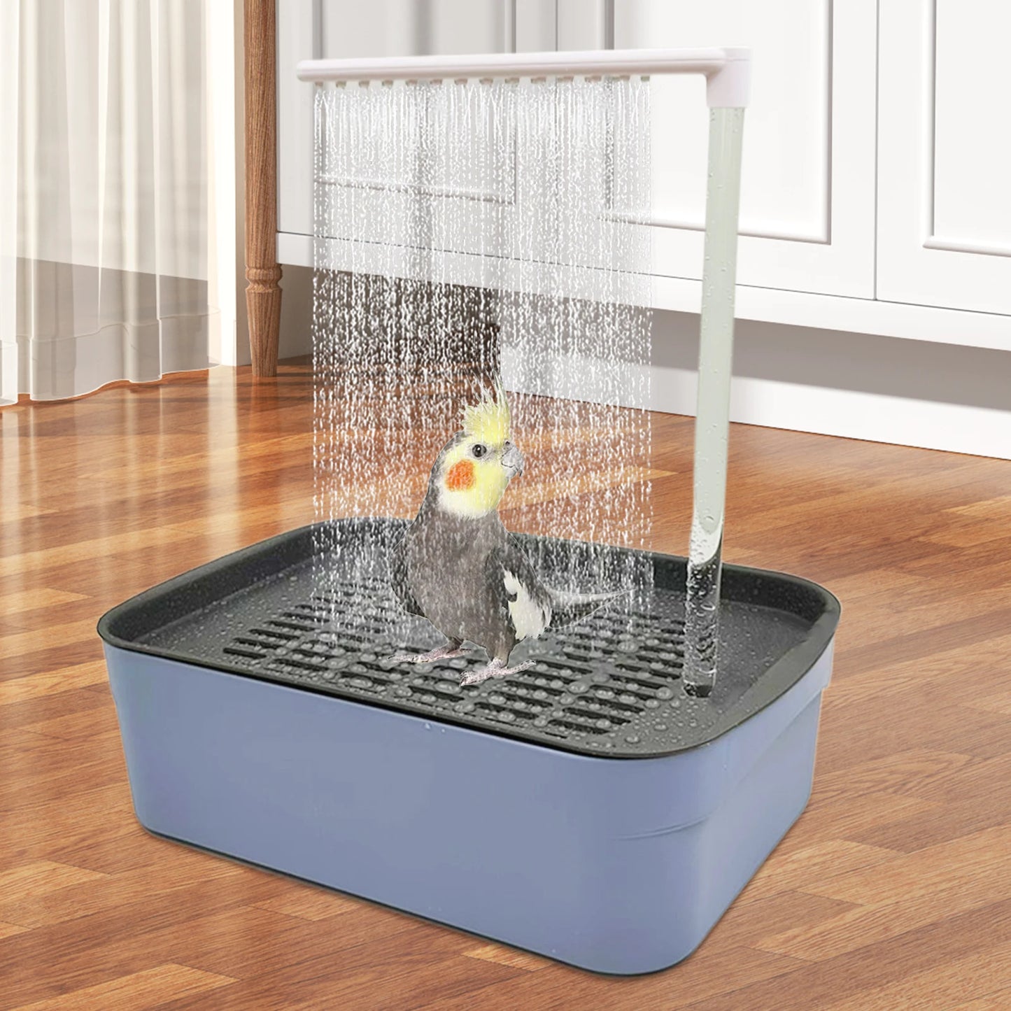 Guangdong Parrot Automatic Bathtub Bird Bath Circulating Water Shower