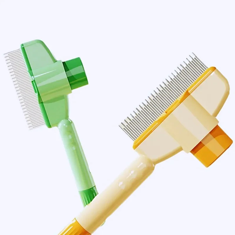 Self Cleaning Dog Comb One Button Pet Hair Remover Brush
