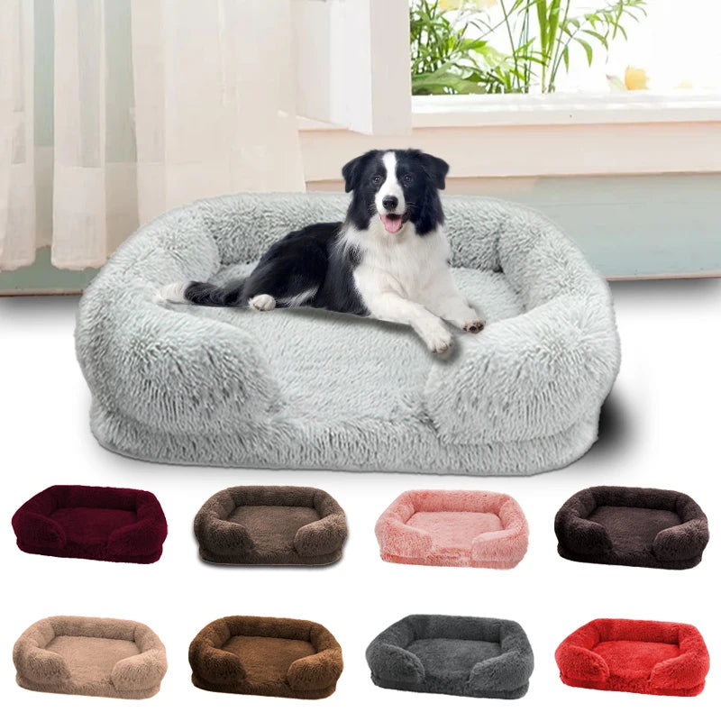 Thickened Orthopedic Dog Bed With Egg Sponge And Washable Cover