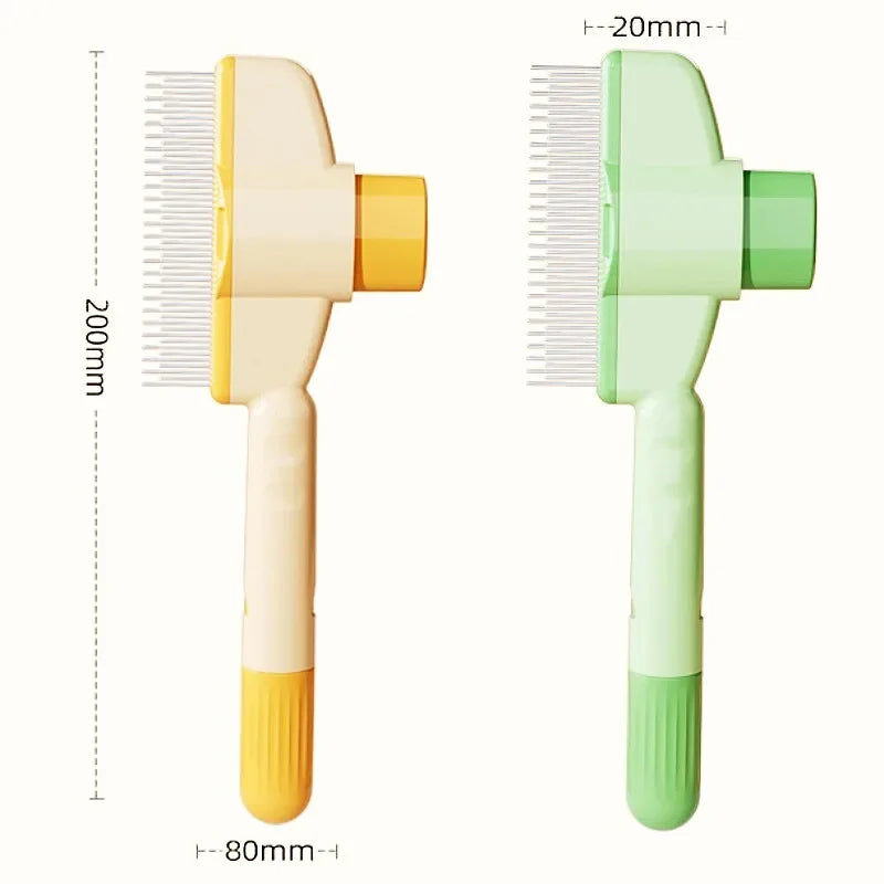 Self Cleaning Dog Comb One Button Pet Hair Remover Brush