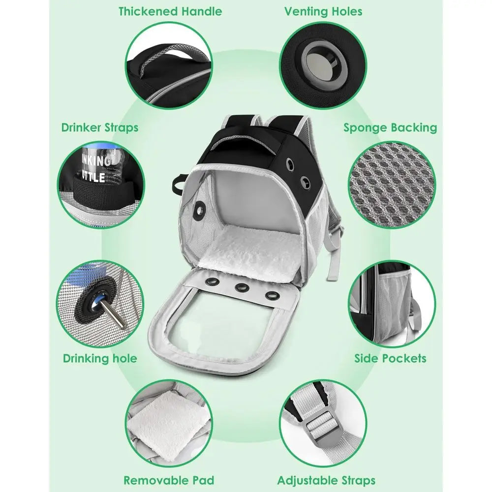 HighConcerned Guinea Pig Carrier Backpack For Small Pets