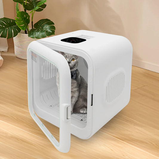 Cat And Dog Dryer Box Portable 110V 800W Adjustable Temperature