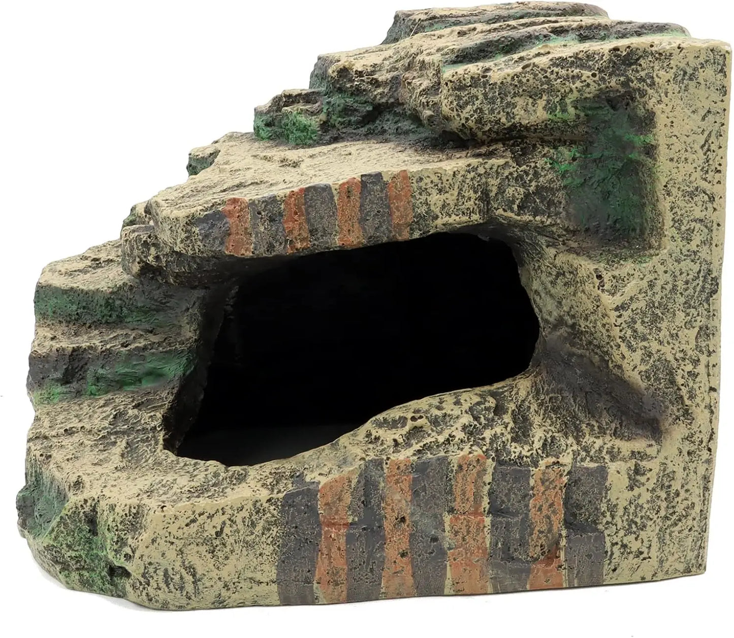 Resin Reptile Tank Hideout Cave Habitat Decor Leopard Gecko Turtle