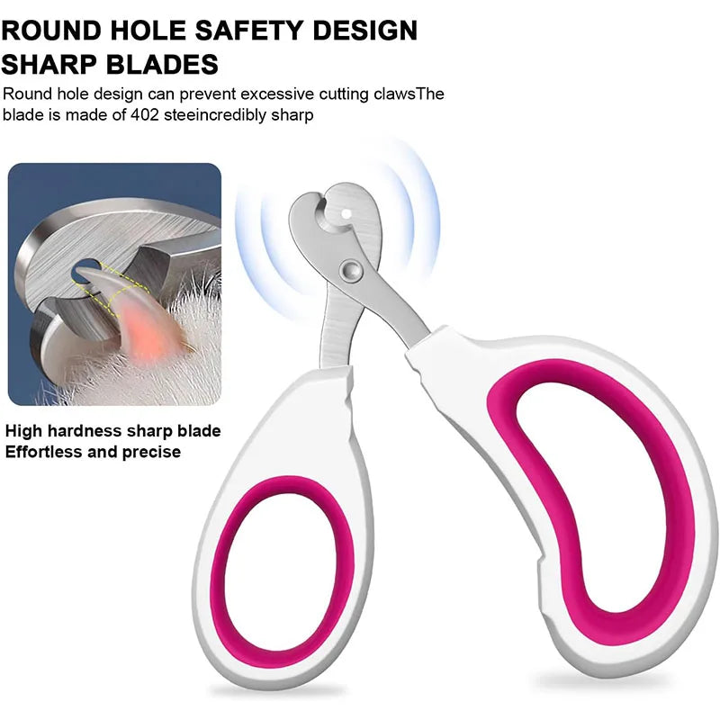 NONECN Pet Nail Clipper for Cats and Small Animals Grooming
