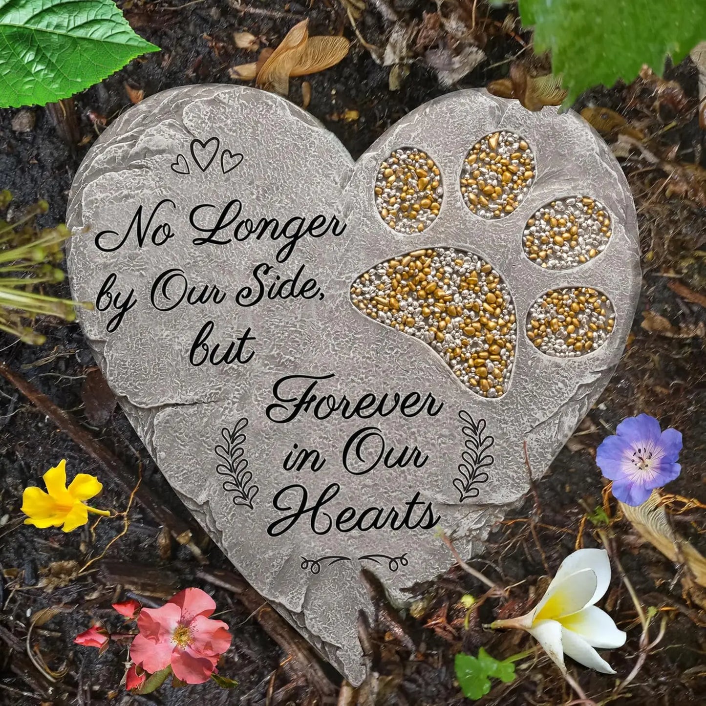 Dog Memorial Stone Rainbow Bridge Keepsake Ornament Heartfelt Gift