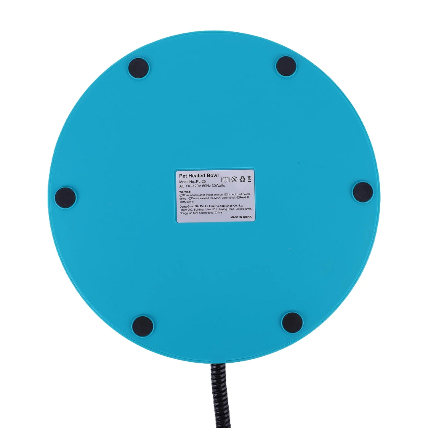 Outdoor Heated Pet Water Bowl AntiFreeze For Cats And Dogs
