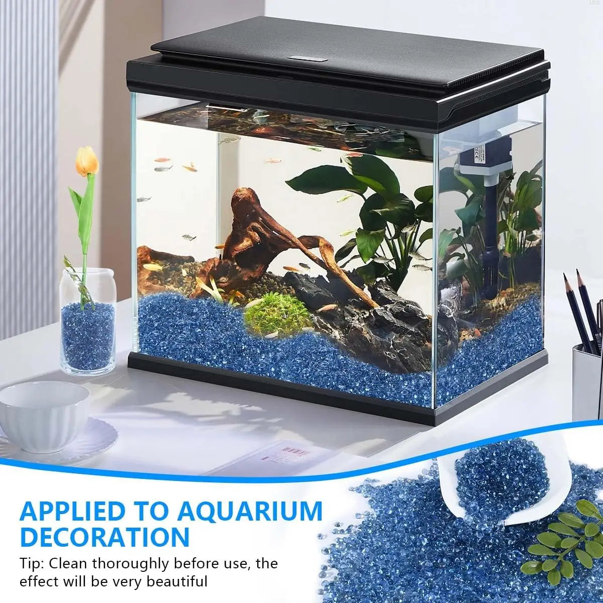 Hign Concerned Sea Glass Stones Aquarium Gravel Decor